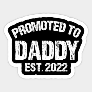 Promoted to Daddy Est 2021 Sticker